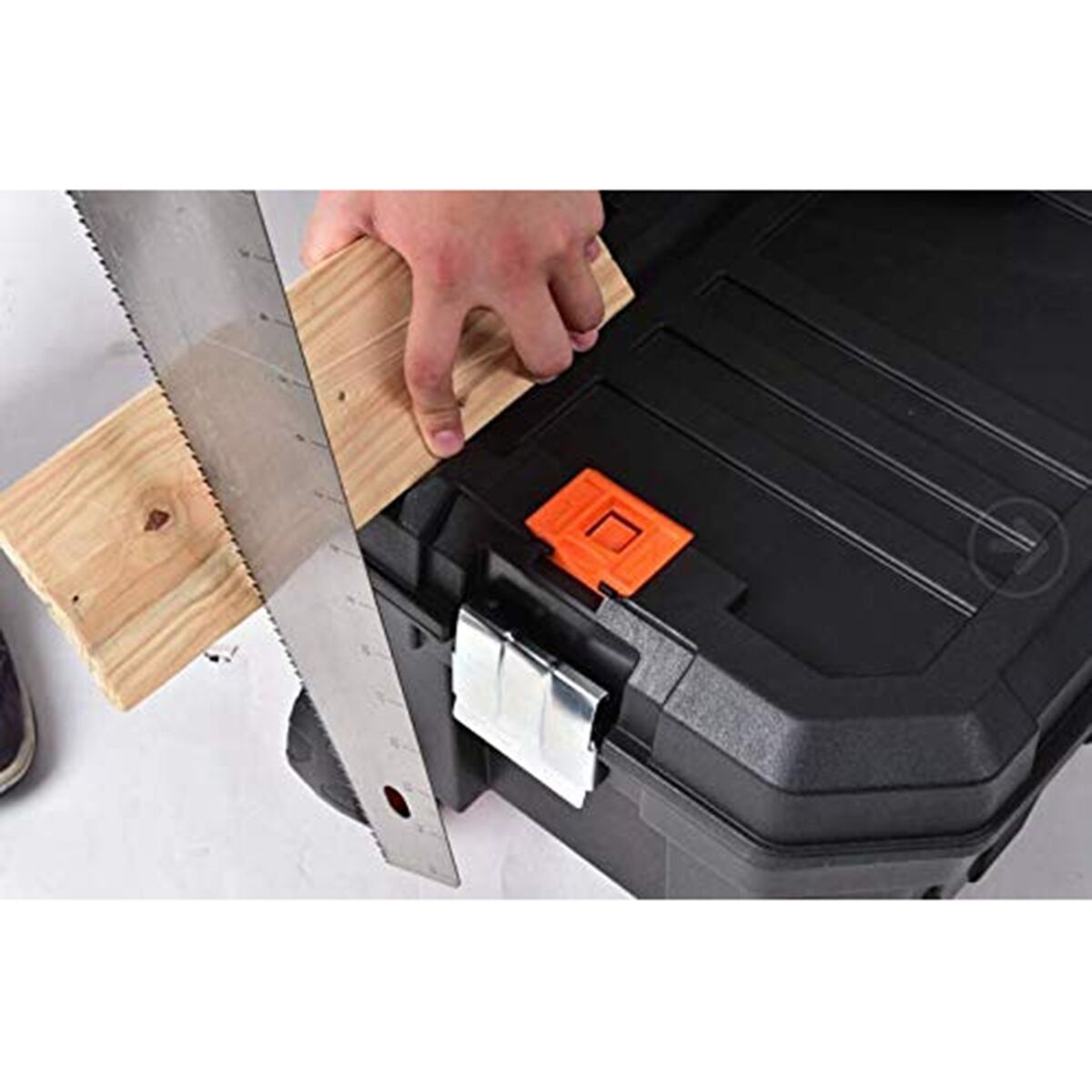 TACTIX 2 in 1 Rolling Tool Box Set Tool Storage & Organ Tool